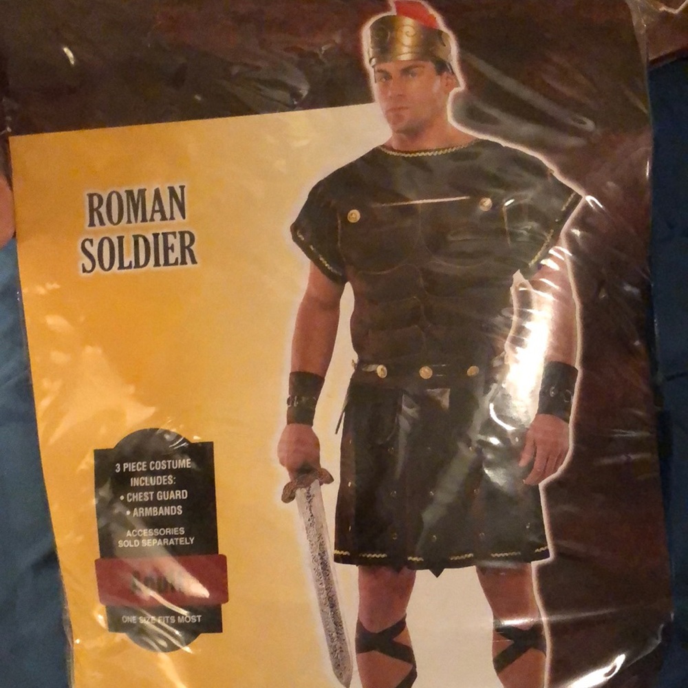 Men’s Roman Soldier Costume one size fits most